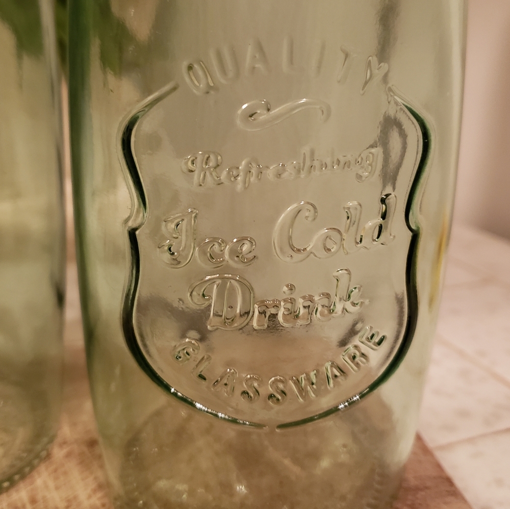 Home Essentials Ice Cold Mason Jar Cups Set of 2 - Picture 3 of 5